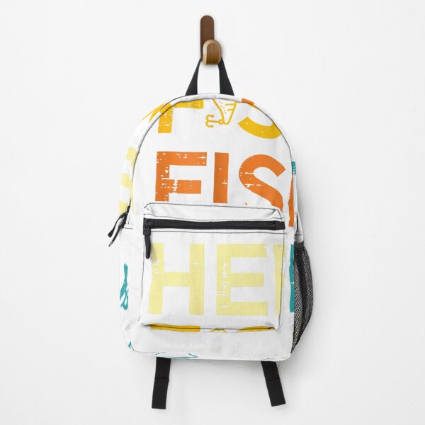 Item preview, Fishing Here Fishy Retro Fish Lover Fisherman Men Women Kids T-Shirt designed and sold by gidget-gadget.