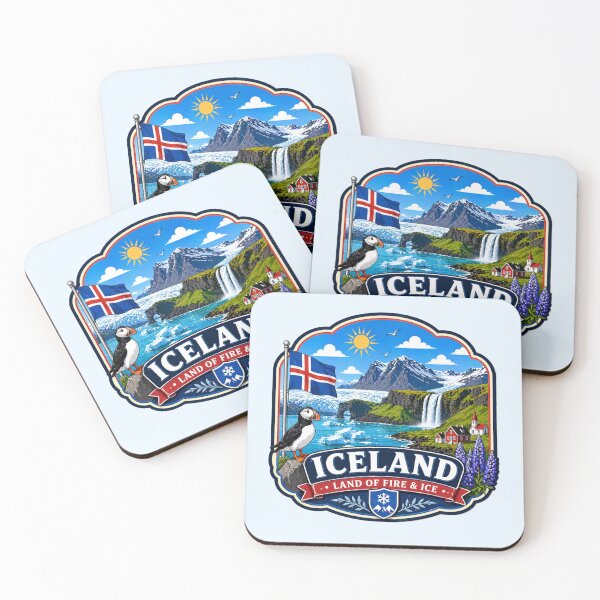 Item preview, Iceland - Land of Fire & Ice designed and sold by Myra365Art.