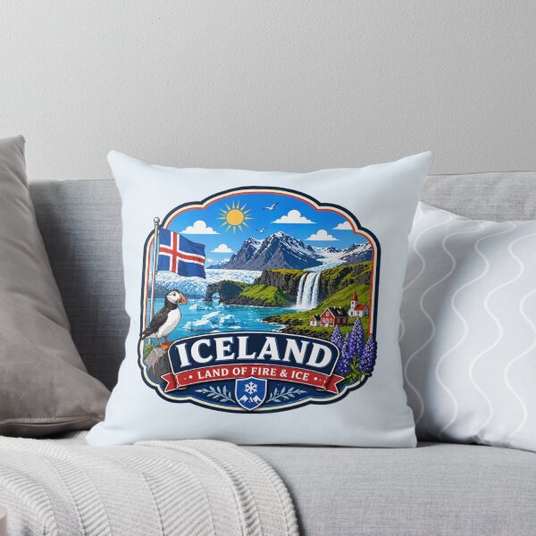 Item preview, Iceland - Land of Fire & Ice designed and sold by Myra365Art.