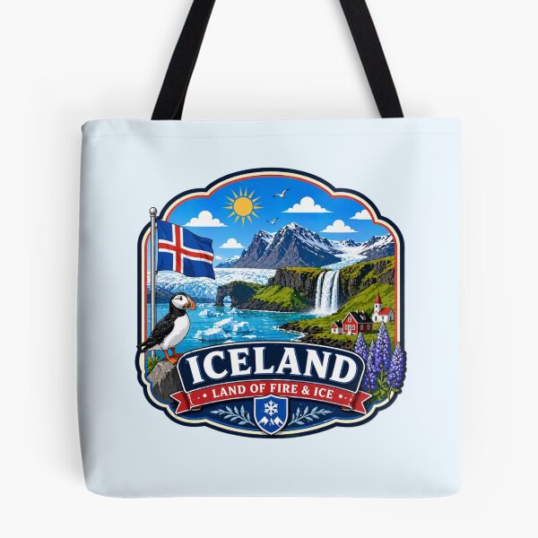 Item preview, Iceland - Land of Fire & Ice designed and sold by Myra365Art.