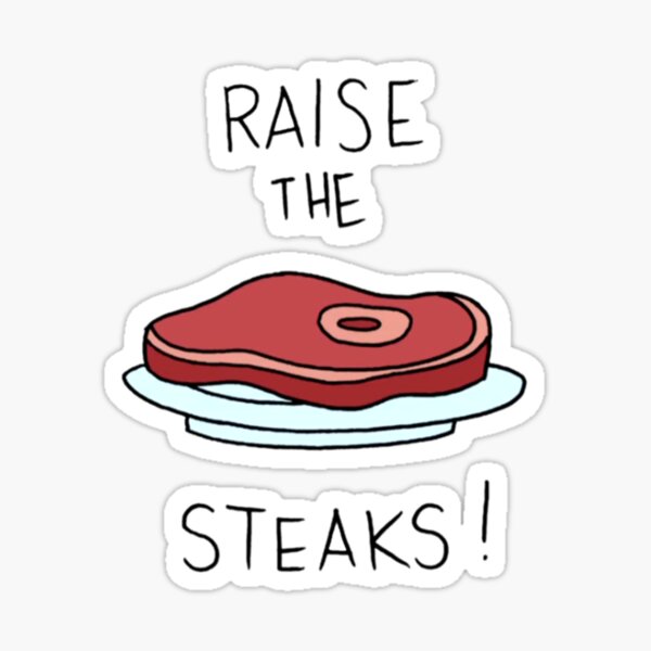 Artikelvorschau, Raise The Steaks entworfen und verkauft von playatech.