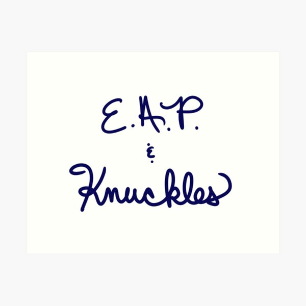 Item preview, E.A.P. & Knuckles designed and sold by abeink.
