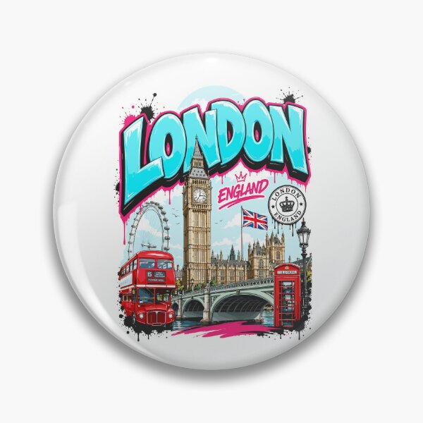 Item preview, London Street Art Urban Graphic Tee designed and sold by AtuqStudio.