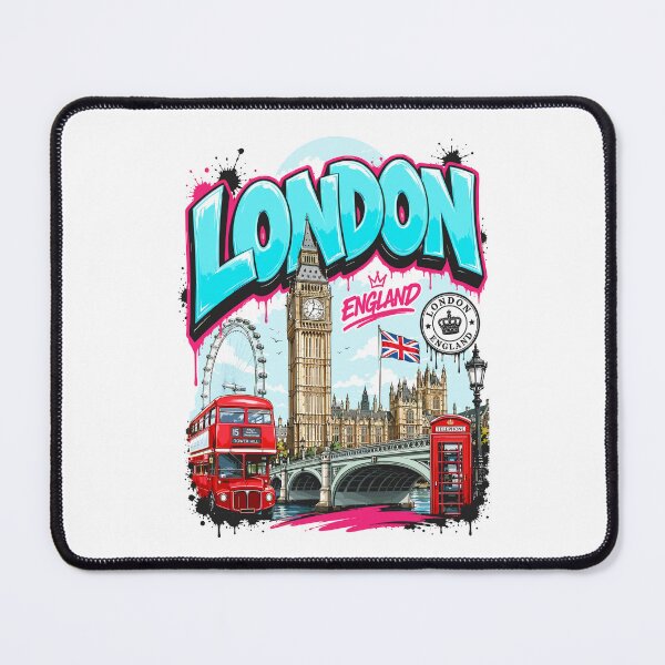 Item preview, London Street Art Urban Graphic Tee designed and sold by AtuqStudio.