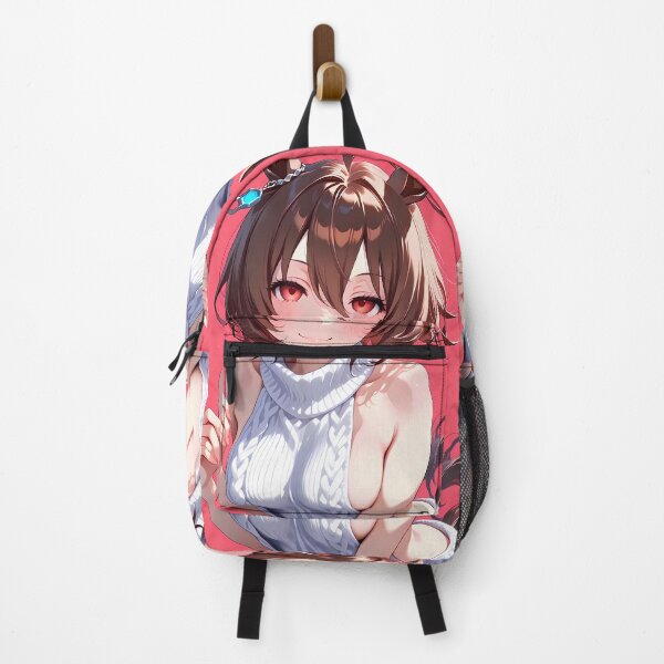 Item preview, Agnes Tachyon Uma Musume Pink Backdrop White Sweater Charm designed and sold by bystudiolereve.