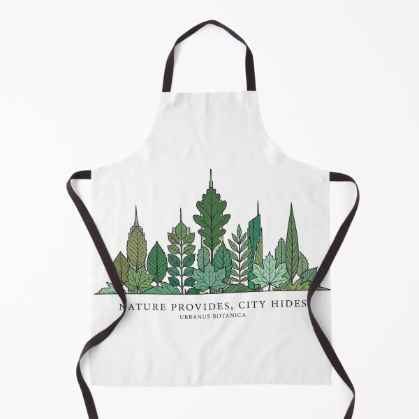 Item preview, Nature Provides City Hides Botanical Skyline Illustration T-shirt designed and sold by VintryOff.