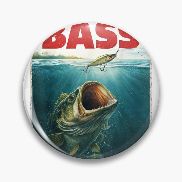 Item preview, Funny Bass Fish Dad Fishing Mouth Bass Fishing Fisherman T-Shirt designed and sold by bauchbryan.