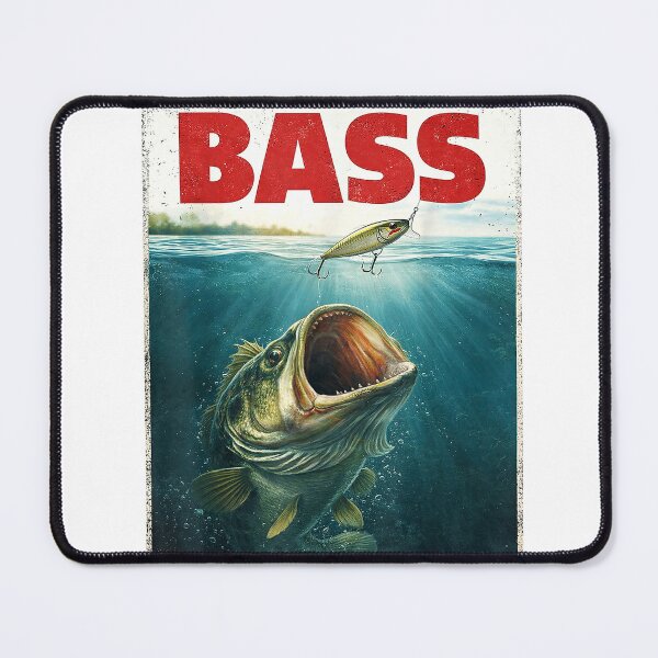 Item preview, Funny Bass Fish Dad Fishing Mouth Bass Fishing Fisherman T-Shirt designed and sold by bauchbryan.