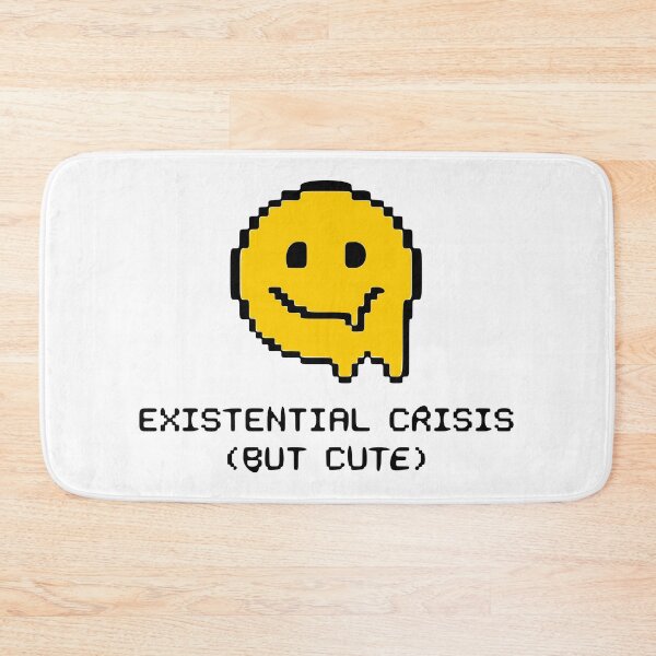Item preview, Melting smiley face designed and sold by Burnt Cloth Tees.