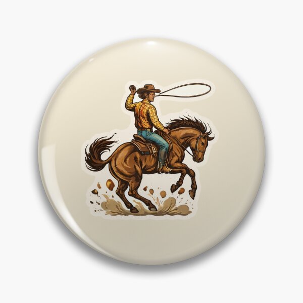 Item preview, Rodeo Cowboy Watercolor - Texas Western Culture designed and sold by ChemicalXShop.