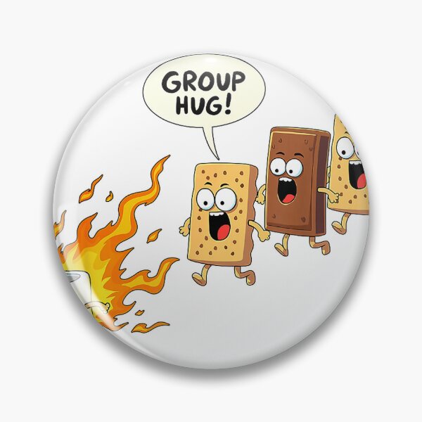 Item preview, Funny Camping Smores Group Hug Cute S'Mores T-Shirt designed and sold by Voila-creative.