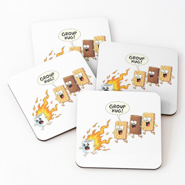 Item preview, Funny Camping Smores Group Hug Cute S'Mores T-Shirt designed and sold by Voila-creative.