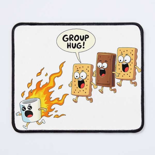 Item preview, Funny Camping Smores Group Hug Cute S'Mores T-Shirt designed and sold by Voila-creative.
