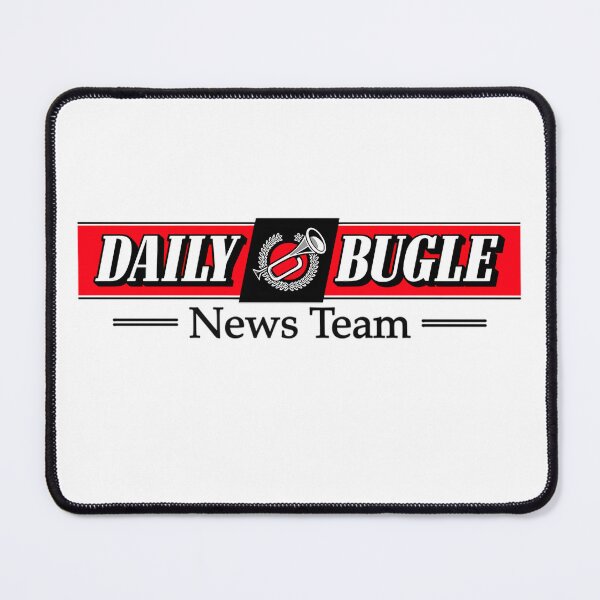 Item preview, Fictional Newspaper Red Banner Badge designed and sold by thismagnoliart.