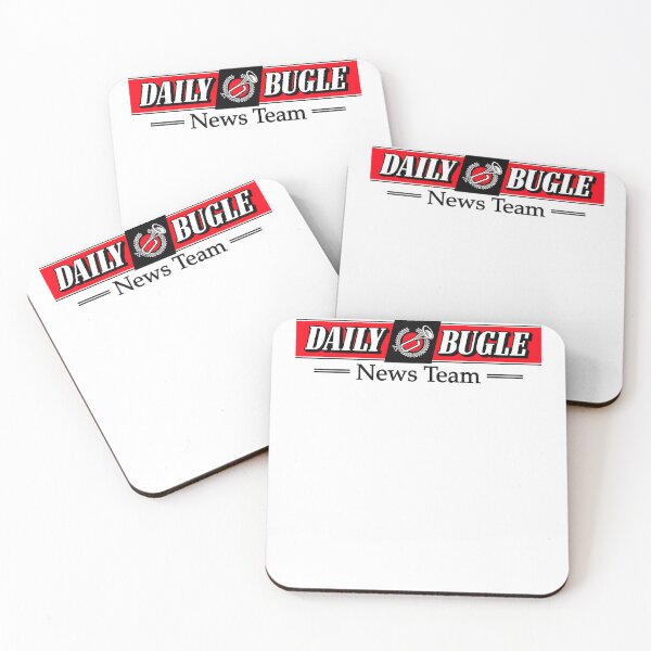 Item preview, Fictional Newspaper Red Banner Badge designed and sold by thismagnoliart.