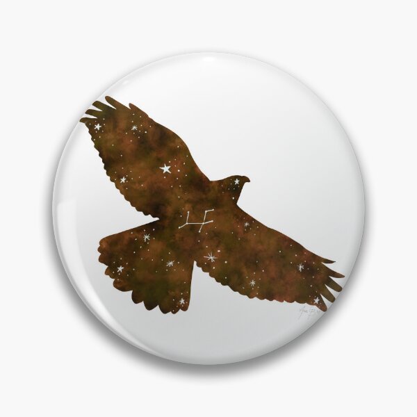 Item preview, Eagle constellation watercolor designed and sold by Ana Gorozpe.