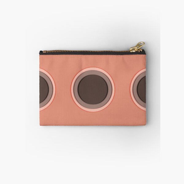 Item preview, Warm terracotta circle seamless pattern  designed and sold by RuwaDesignArt.