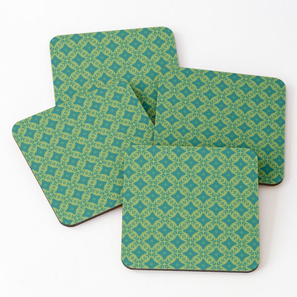 Item preview, Teal Diamond Pattern designed and sold by Shy Fractal Designs.