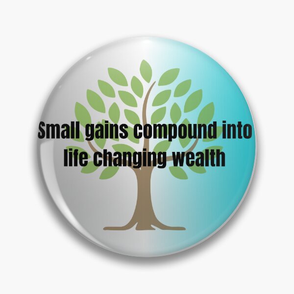 Item preview, Small Gains Compound Into Life Changing Wealth — Trader Motivation Gift — Trading Quote Mug Shirt designed and sold by Bullrunprints.