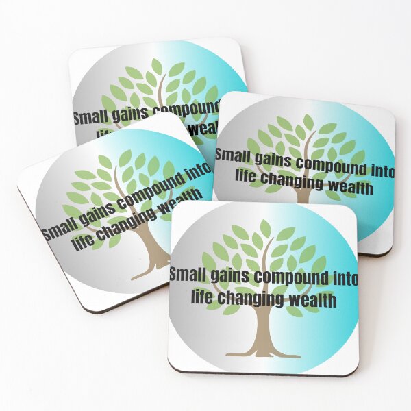 Item preview, Small Gains Compound Into Life Changing Wealth — Trader Motivation Gift — Trading Quote Mug Shirt designed and sold by Bullrunprints.