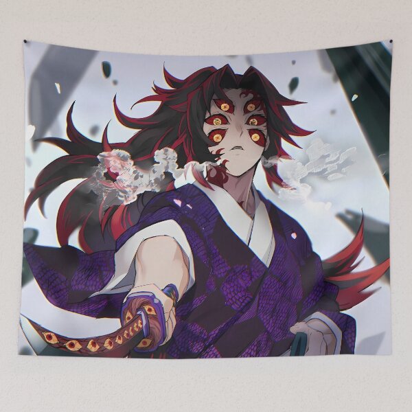Item preview, Kokushibou Demon Slayer Storm Gaze Purple Focus designed and sold by SubtextandSass.