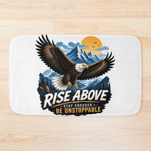 Artikelvorschau, Erhebe dich – Motivations-Stanzbild „Weißkopfseeadler“ entworfen und verkauft von MR4me.