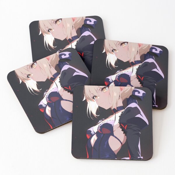 Item preview, Saber Alter Fate Stay Night Crimson Edge Portrait designed and sold by SubtextandSass.