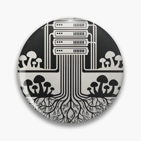 Item preview, The Natural Network Server Mycelium Tee designed and sold by S Plus Glimmer.