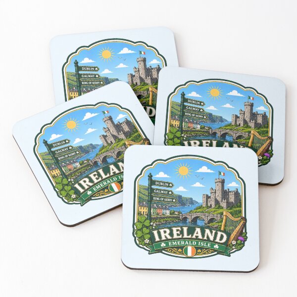 Item preview, Ireland - Emerald Isle designed and sold by Myra365Art.