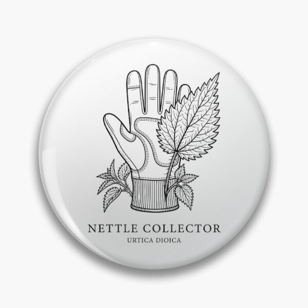Item preview, Nettle Collector Botanical Foraging Illustration T-Shirt designed and sold by VintryOff.