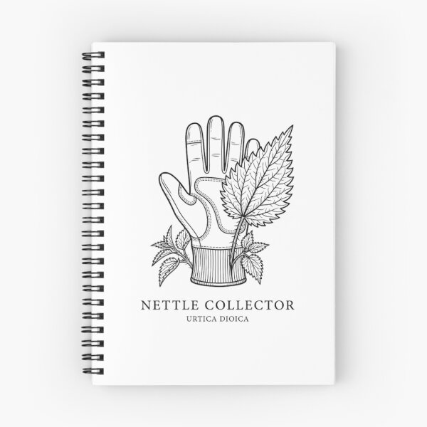 Item preview, Nettle Collector Botanical Foraging Illustration T-Shirt designed and sold by VintryOff.