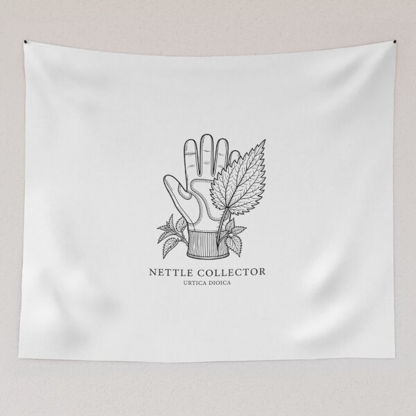 Item preview, Nettle Collector Botanical Foraging Illustration T-Shirt designed and sold by VintryOff.