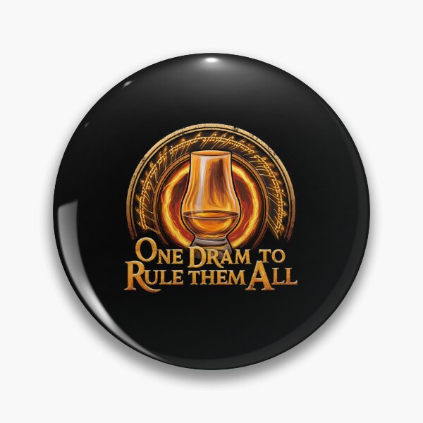 Item preview, One Dram to Rule Them All | The One Ring Reserve | Fantasy Whisky Lover Tee designed and sold by TheWhiskyMerch.