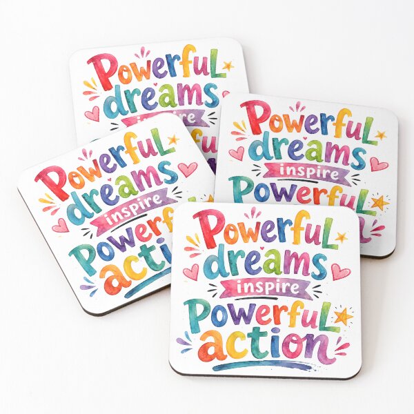Item preview, Powerful dreams inspire powerful action designed and sold by nimmitrends.