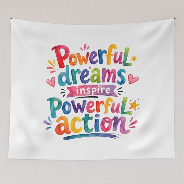 Item preview, Powerful dreams inspire powerful action designed and sold by nimmitrends.