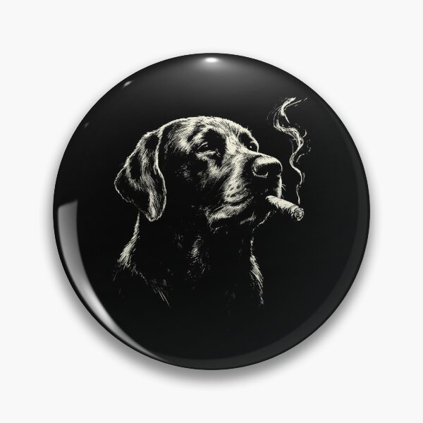 Item preview, Golden Retriever Smoking Cigarette Vintage Dog Meme designed and sold by studio-ssaam.