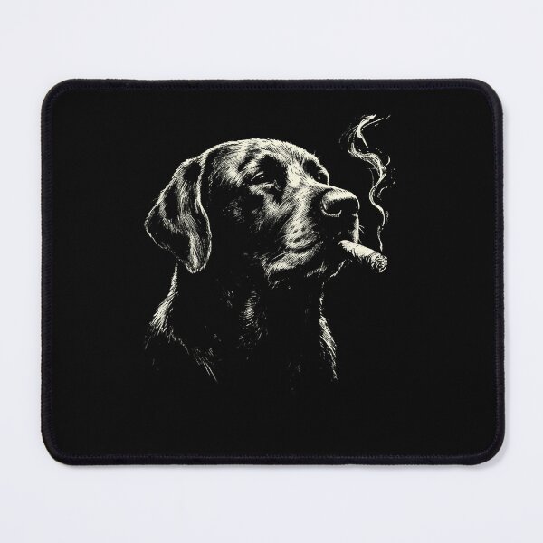 Item preview, Golden Retriever Smoking Cigarette Vintage Dog Meme designed and sold by studio-ssaam.