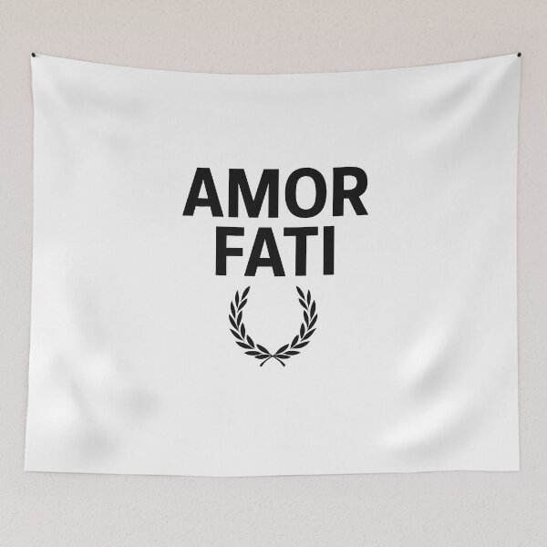 Item preview, Amor Fati Minimal Stoic Quote Shirt | Latin Philosophy (Black Font) designed and sold by TshirtsLabs.