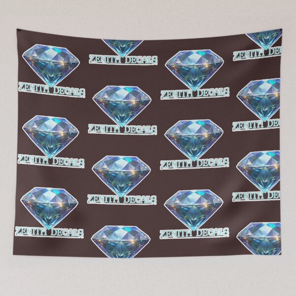 Item preview, Zenith Decals Luxury 3d Diamond Logo Graphic designed and sold by zenithdecalco.