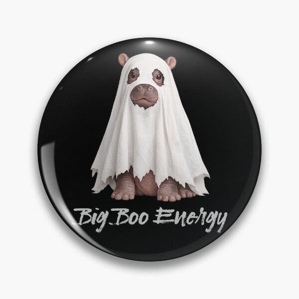 Item preview, Cute Baby Hippo Ghost Costume - Big Boo Engery designed and sold by Giddy Bear Gifts.