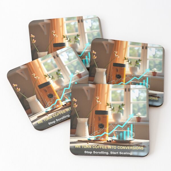 Item preview, We Turn Coffee Into Conversions 3D Lenticular Ad: Premium Data Performance Marketing Banner designed and sold by Creative-RE.