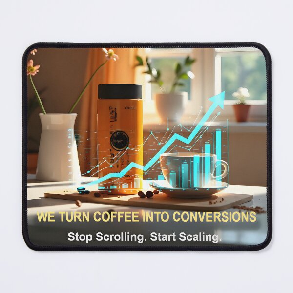 Item preview, We Turn Coffee Into Conversions 3D Lenticular Ad: Premium Data Performance Marketing Banner designed and sold by Creative-RE.