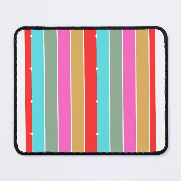 Item preview, Colorful Abstract Vertical Stripes Sticker | Modern Geometric Rainbow Pattern Vinyl Decal designed and sold by FUSION STUDIO.