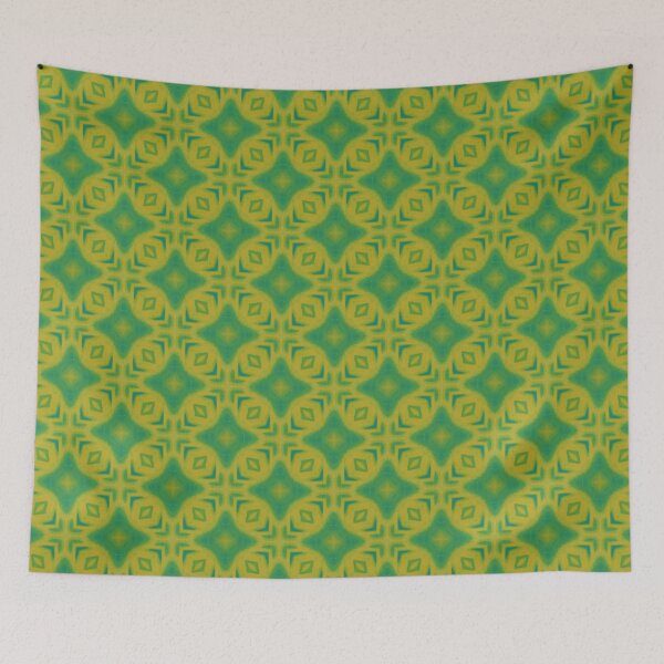 Item preview, Lime Green Diamond Pattern designed and sold by Shy Fractal Designs.