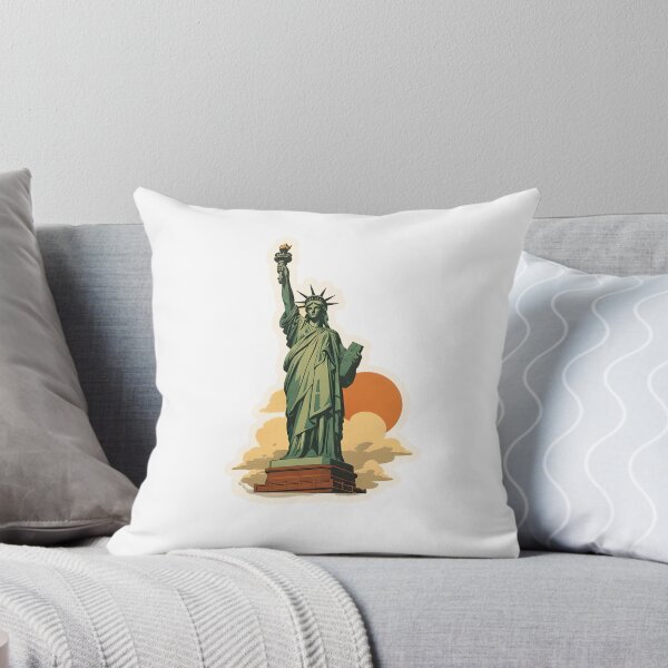 Item preview, Statue of Liberty Watercolor – New York City Landmark designed and sold by ChemicalXShop.