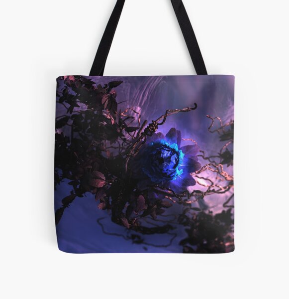 The Winter Rose All Over Print Tote Bag
