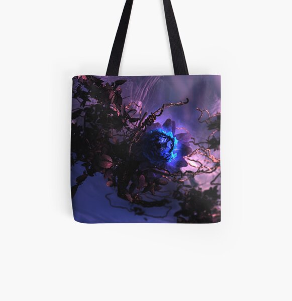 The Winter Rose All Over Print Tote Bag
