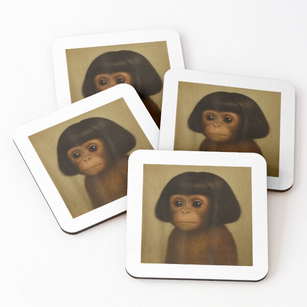 Item preview, Funny Monkey Bob Haircut Meme for Men Women Kids Humor Meme T-Shirt designed and sold by DArtfulStudio.