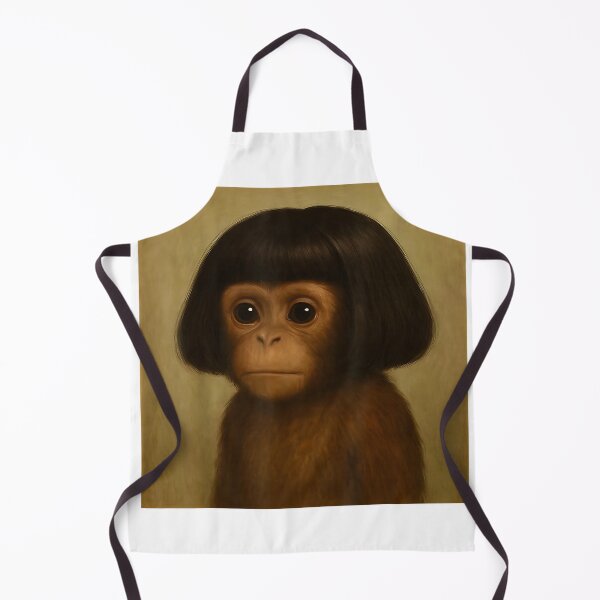 Item preview, Funny Monkey Bob Haircut Meme for Men Women Kids Humor Meme T-Shirt designed and sold by DArtfulStudio.