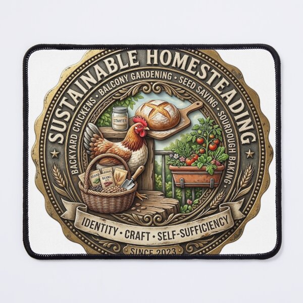 Item preview, SUSTAINABLE HOMESTEADING designed and sold by likbatonboot.